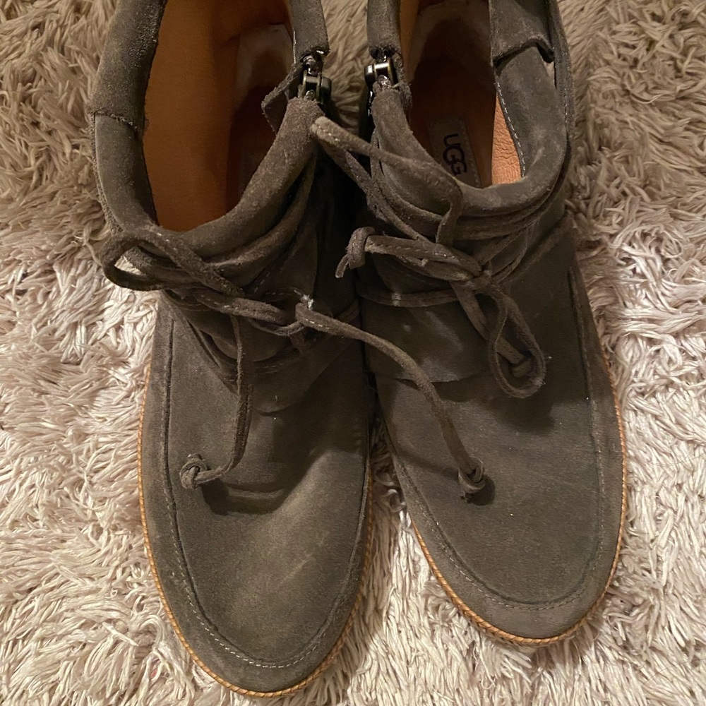 Ugh moccasin style booties